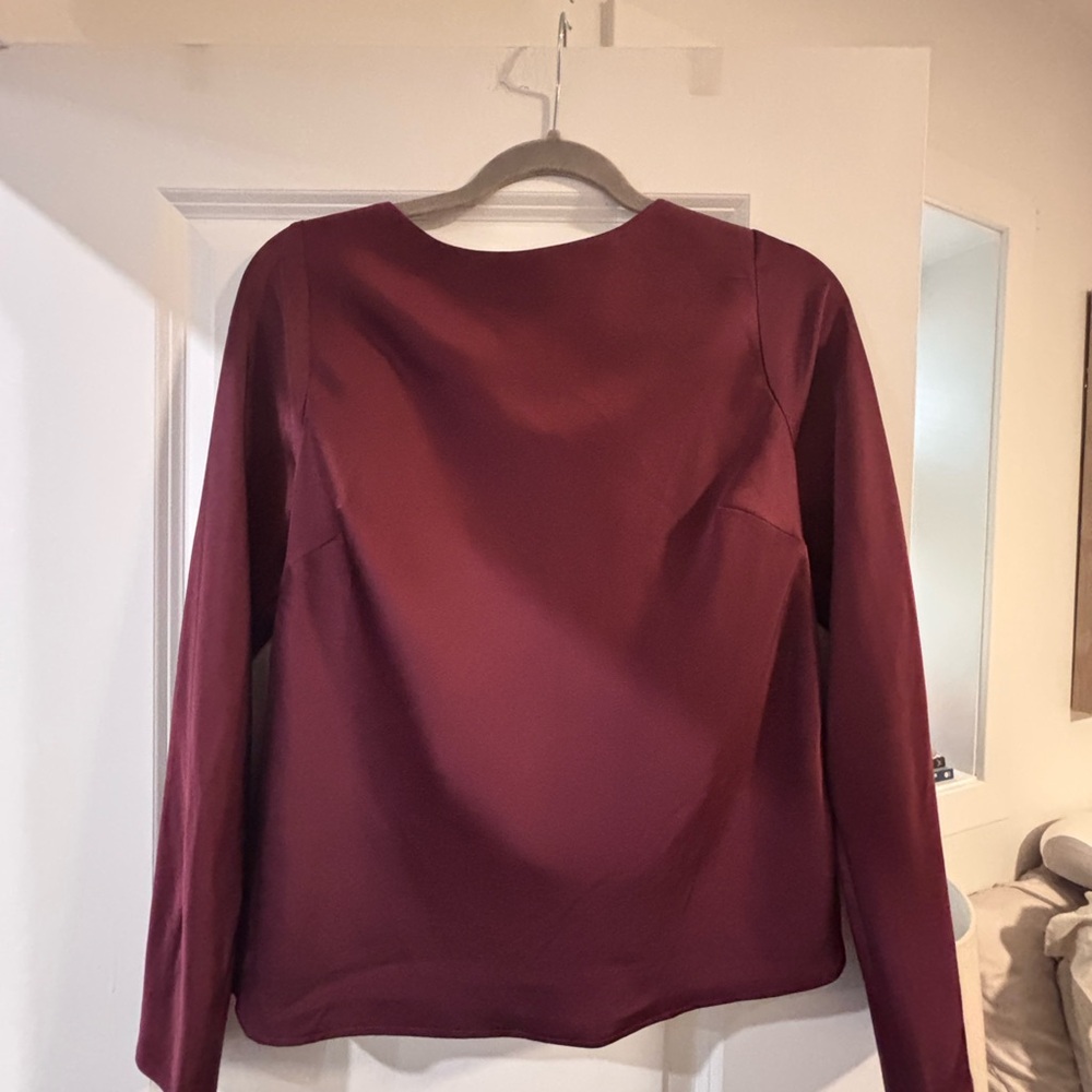 Abercrombie Burgundy Low Back Top
